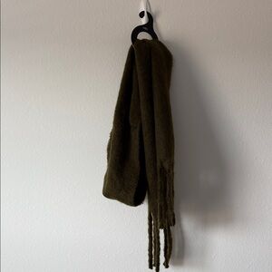 Olive green scarf NWT
